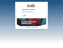 Tablet Screenshot of manage.erado.com
